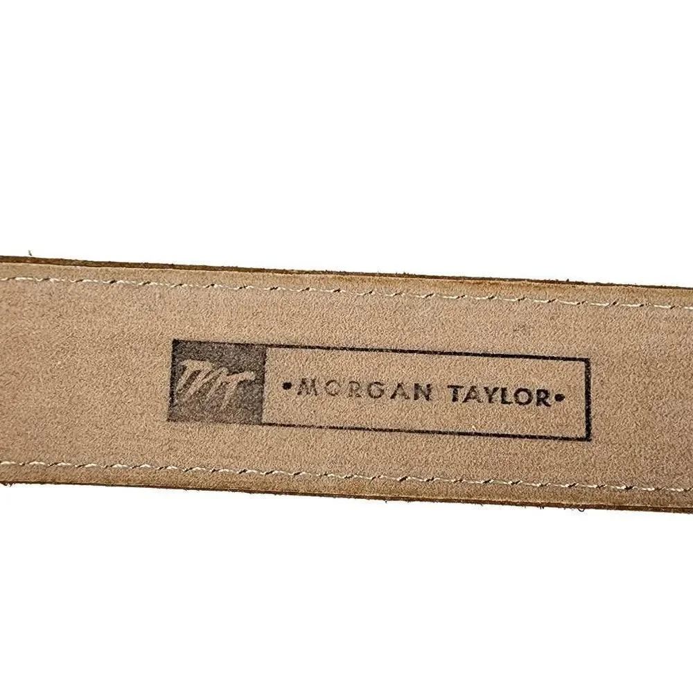 Morgan Taylor- Women’s Faux Leather Western Big Buckle, Size Medium